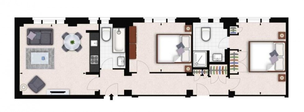 Floorplan for Hill Street, London