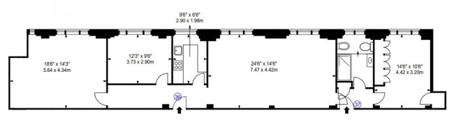 Floorplan for Hill Street, London