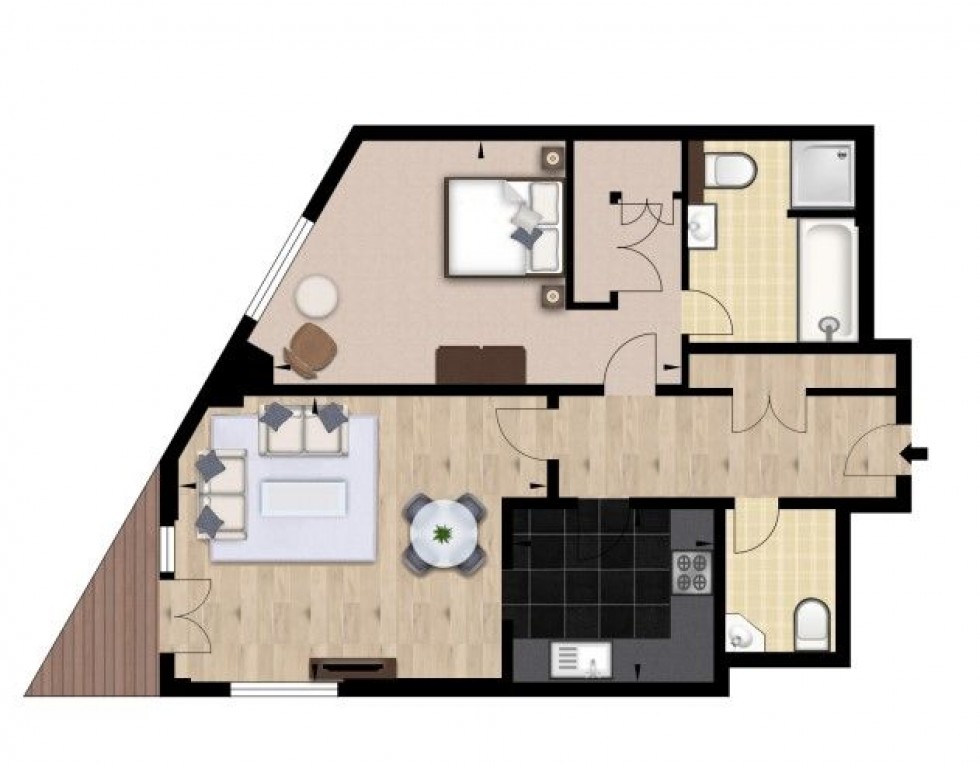 Floorplan for Westferry Circus, London