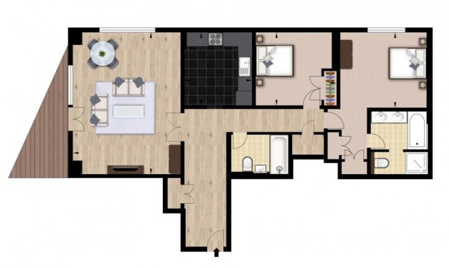 Floorplan for Westferry Circus, London