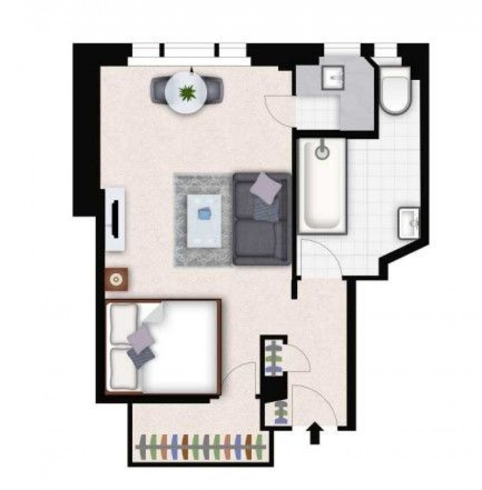 Floorplan for Hill Street, London